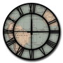 Wallity Reloj Decorativo de MDF Multicolor 50 cm